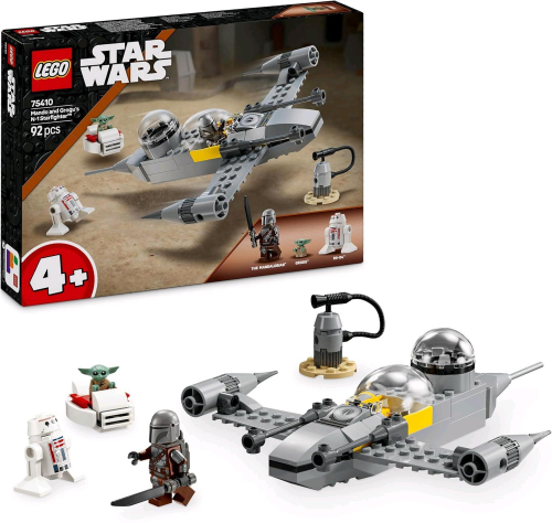 LEGO STAR WARS STARFIGHTER DI MANDO E GROGU ASTRONAVE CON 3 PERSONAGGI E ACCESSORI